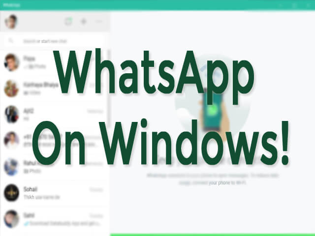 Install WhatsApp on Windows and Mac PC