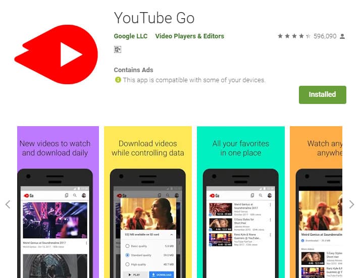 Best Lightweight Android Apps - YouTube Go