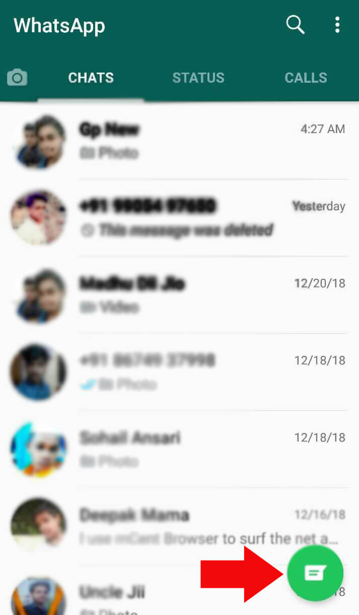 Add Contact in WhatsApp