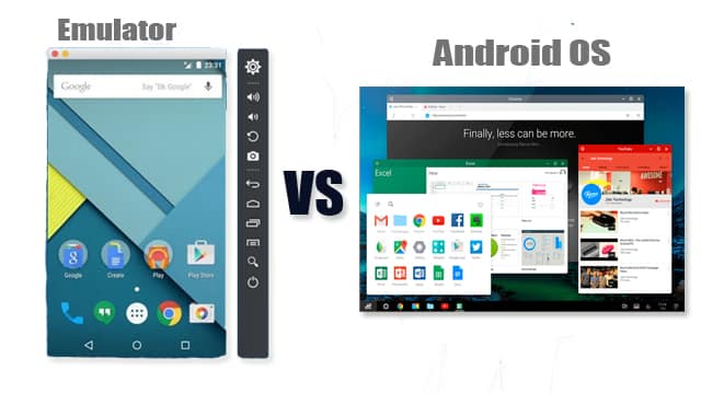 Android Emulator Vs Android OS