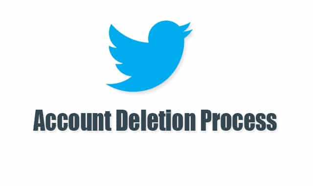 Deletion Process of Twitter account