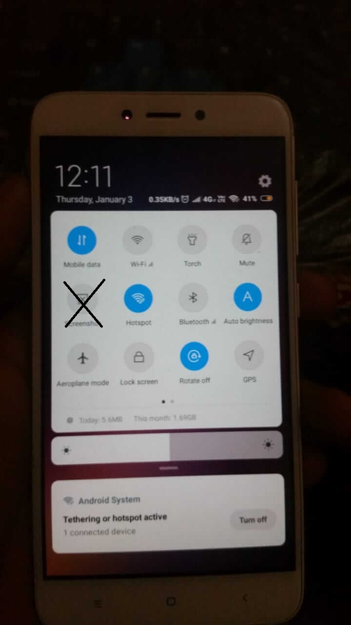 Take Screenshot in Xiaomi Devices