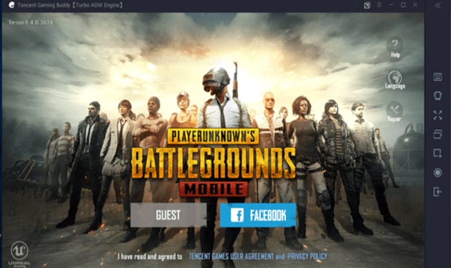 Play PUBG mobile on Tencent gaming buddy