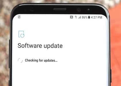 Software Update in Samsung Galaxy phones