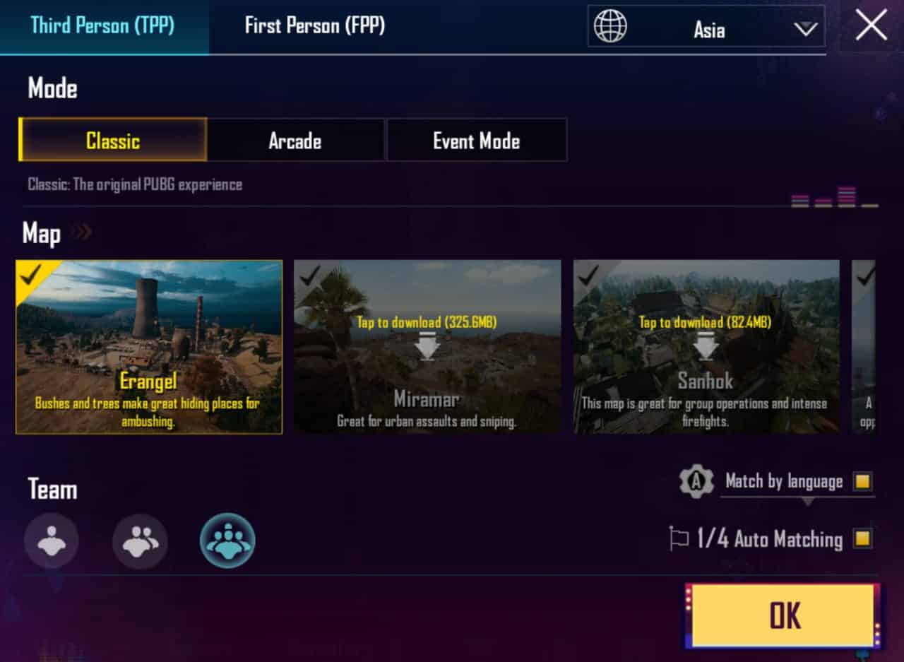 Play Zombie mode in PUBG Mobile