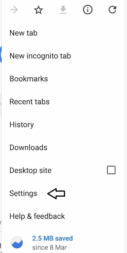 Show Home Button in Android's Google Chrome