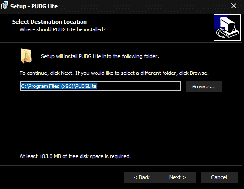 PUBG PC Lite Installation