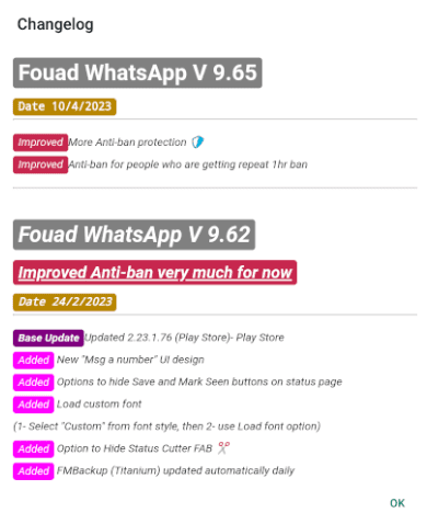 Fouad WhatsApp v9.65 Antiban