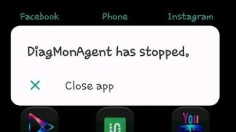 DiagMonAgent has stopped