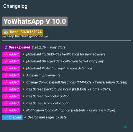 YoWhatsApp v10.0